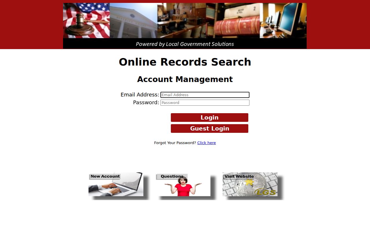 Hall County criminal court case search through LGS Online Records Search